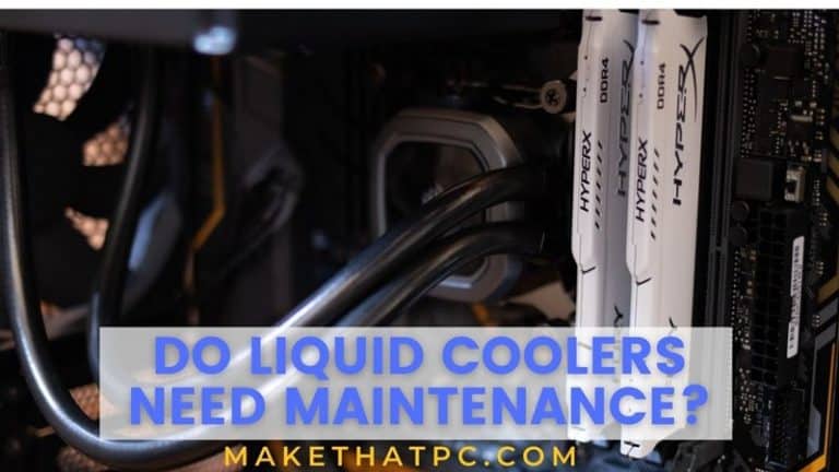 Do Liquid AIO coolers require maintenance?